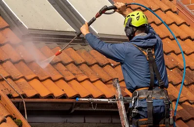 Démoussage et hydrofuge de toiture à Monthieux